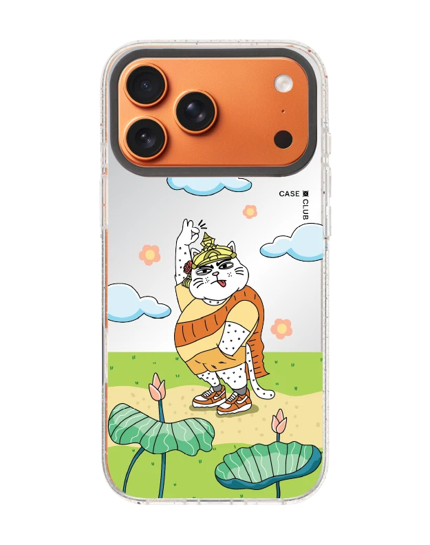 iphone 17 pro max clear mirror magsafe guardian angel cat