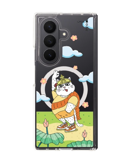 เคสใส samsung galaxy z fold 7 magsafe แมวเหมียวผู้พิทักษ์