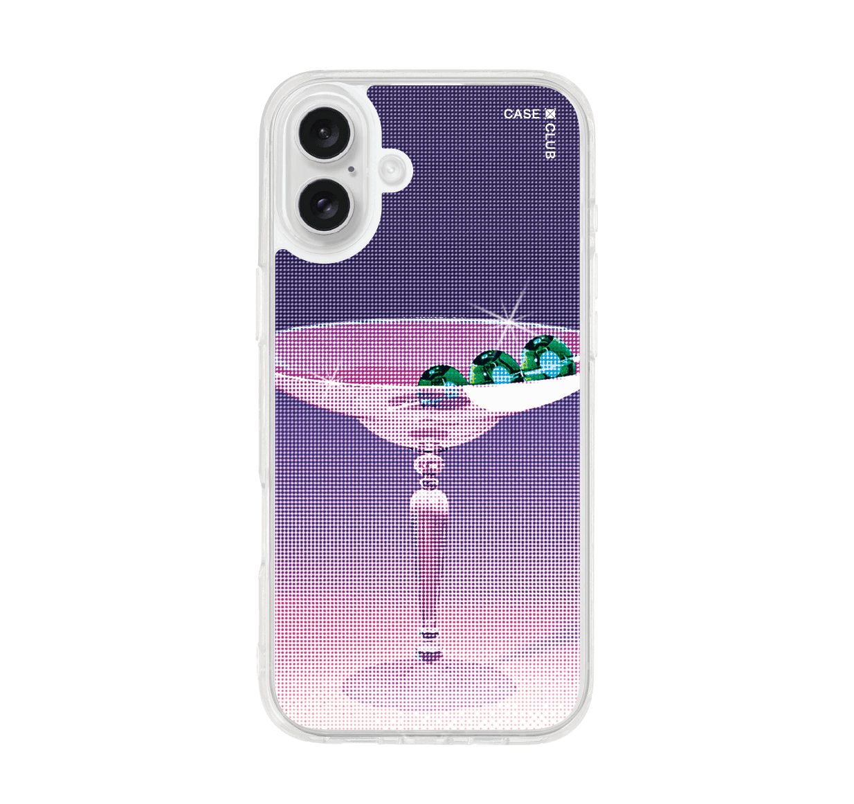 เคสใส iPhone 16 Plus ค็อกเทลฮาล์ฟโทน