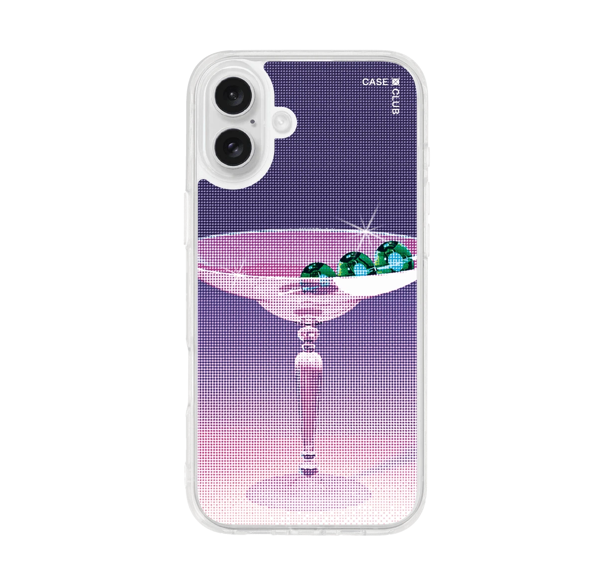 เคสใส iphone 16 plus ค็อกเทลฮาล์ฟโทน