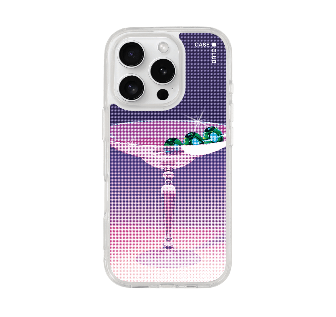 เคสใส iPhone 16 Pro ค็อกเทลฮาล์ฟโทน