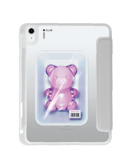 เคสใส iPad Gen 10th/11th 2025 สีเทา เยลลี่แบร์