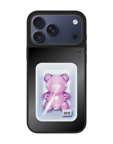iphone 17 pro max matte mirror magsafe halftone jelly bear