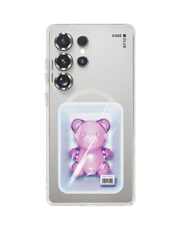 เคสใส samsung galaxy s25 ultra magsafe หมีเยลลี่แพ็กสูญญากาศ