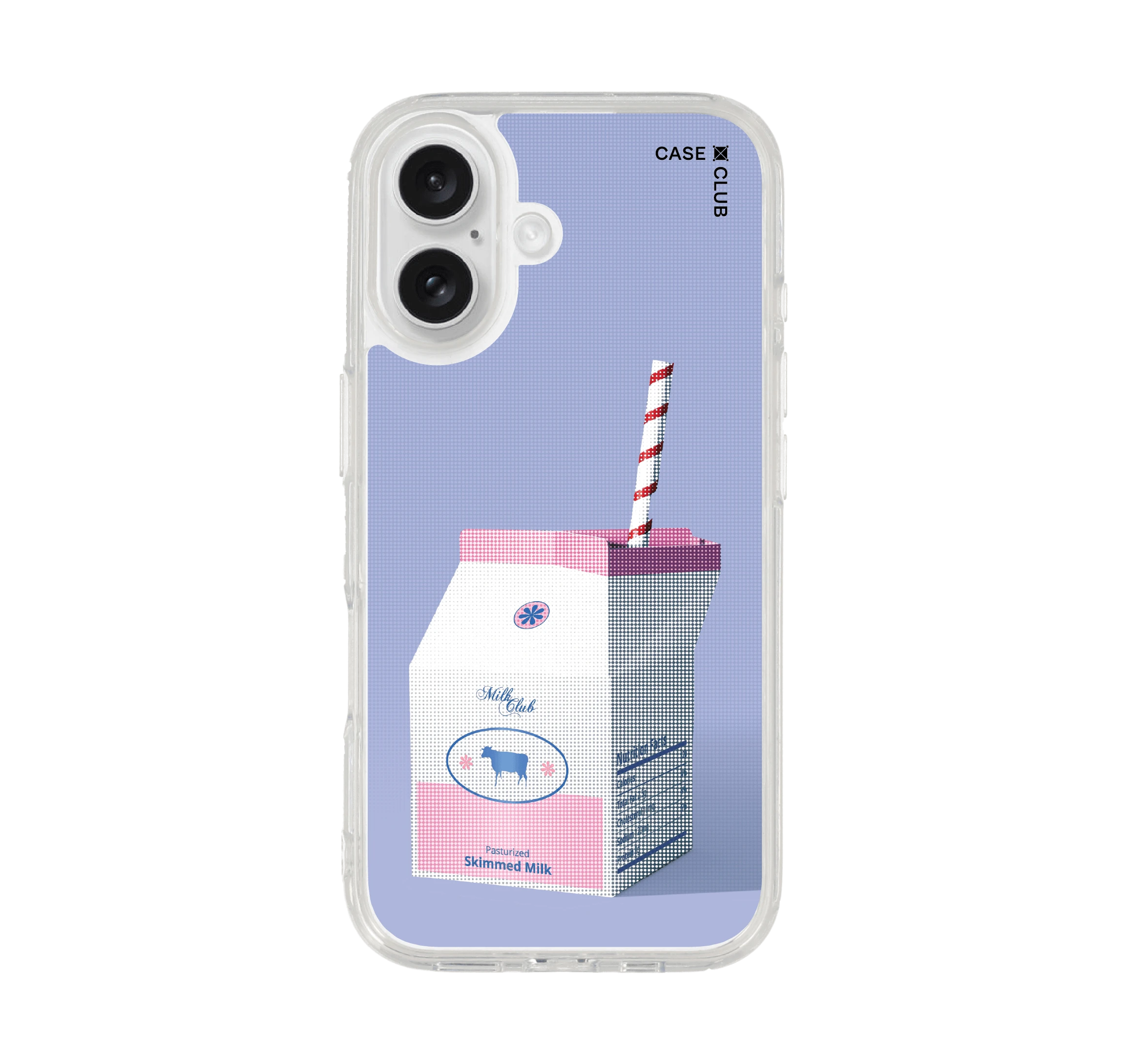 เคสใส iphone 16 กล่องนมวินเทจ