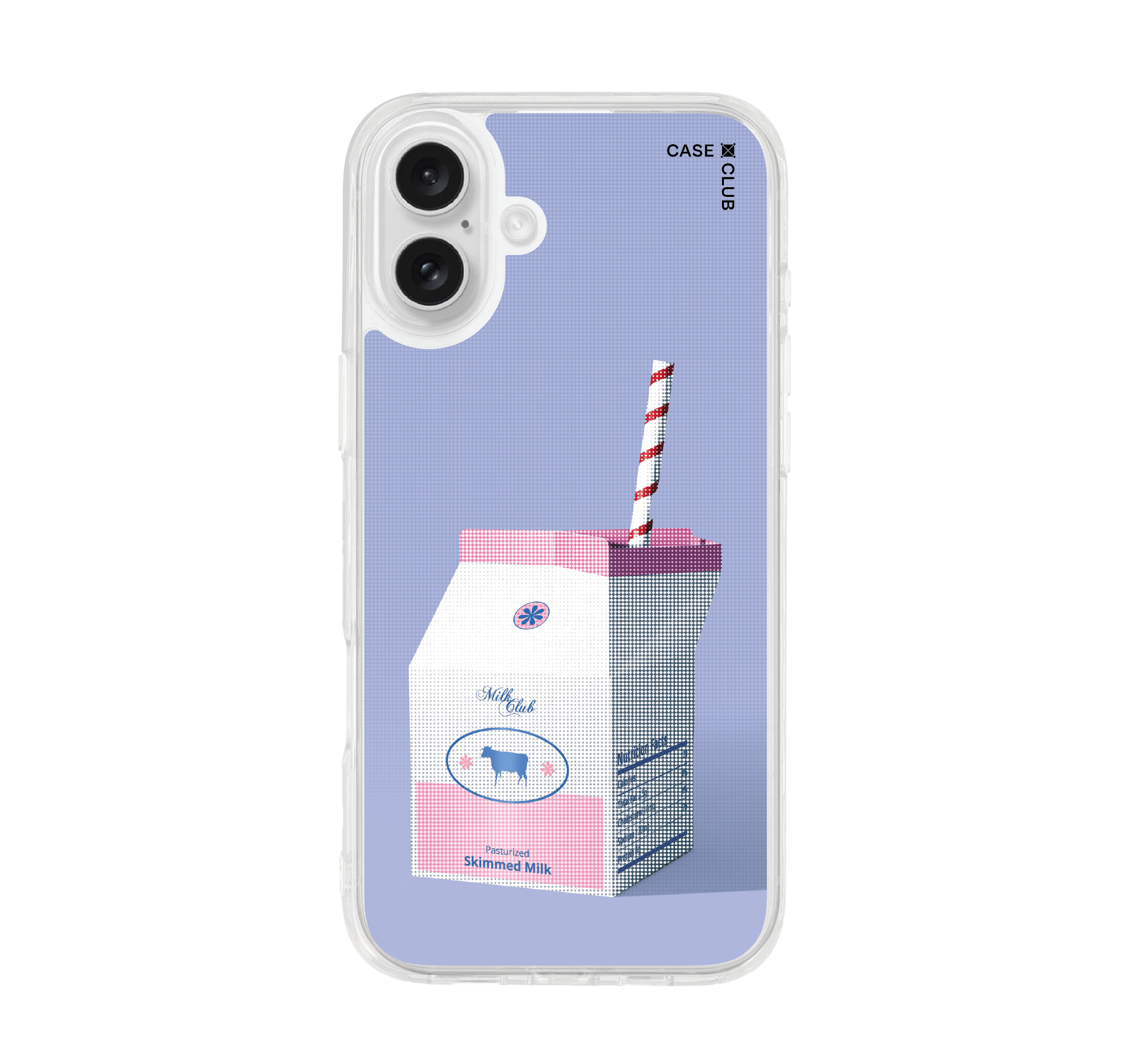 เคสใส iPhone 16 Plus นมลายจุด