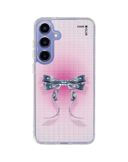 เคสใส samsung galaxy s25 plus magsafe ริบบิ้นฮาล์ฟโทนสีฟ้าชมพู