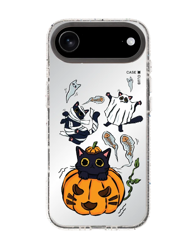 iphone air clear mirror magsafe halloween cat