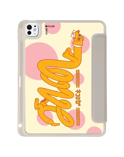 เคสใส ipad pro 11 สีเทา ฮอทด็อกตัวยาวแสนซน