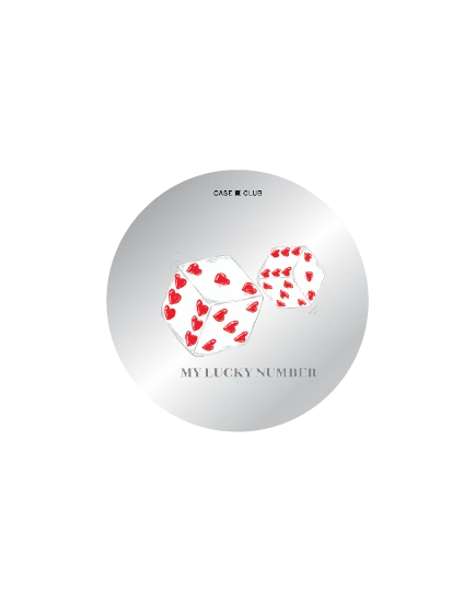 ป็อปกริปกระจก ลูกเต๋าหัวใจ