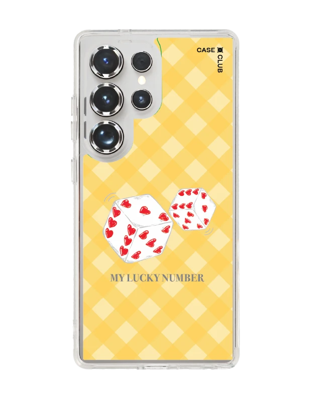 samsung galaxy s25 ultra clear magsafe heart dice