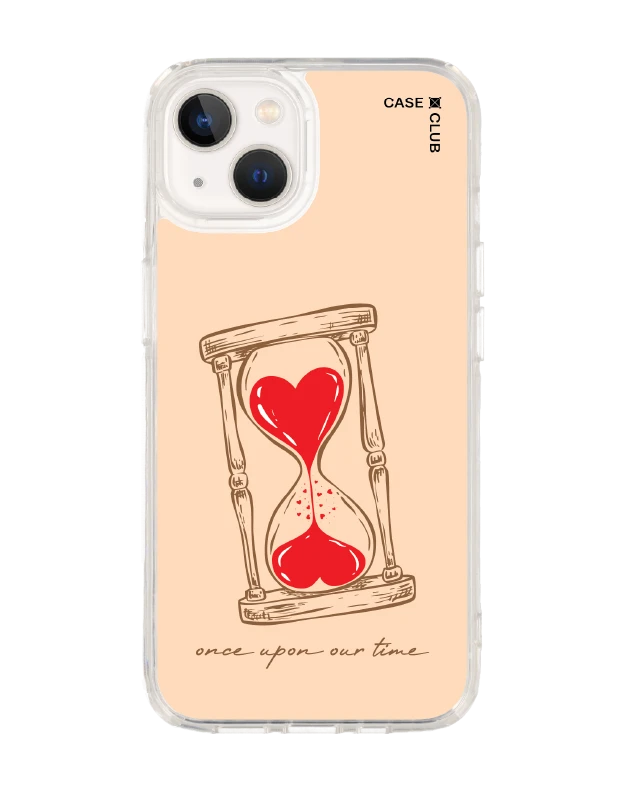 เคสใส iphone 13 magsafe นาฬิกาทรายหัวใจ