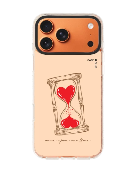 เคสใส iphone 17 pro max clear case magsafe shield นาฬิกาทรายหัวใจ