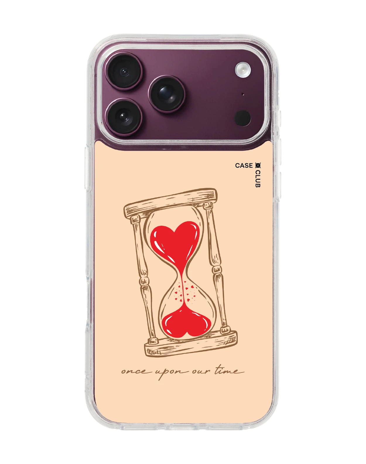 iphone 18 pro max clear heart hourglass
