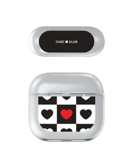 เคสใส airpods 4 พาเหรดรูปหัวใจ