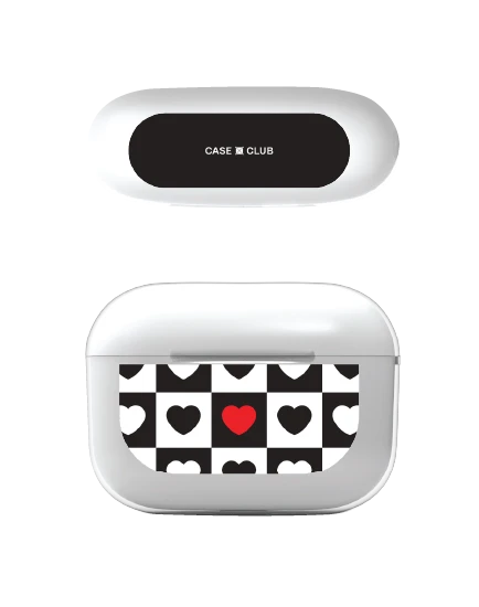 เคสใส airpods pro 2 พาเหรดรูปหัวใจ