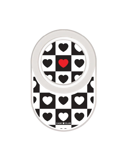 clear popgrip heart parade