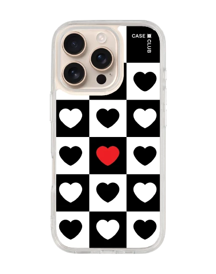 เคสใส iphone 16 pro magsafe พาเหรดรูปหัวใจ