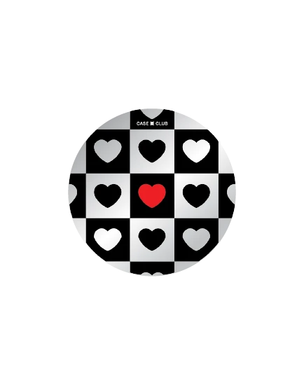 ป็อปกริปกระจก พาเหรดรูปหัวใจ