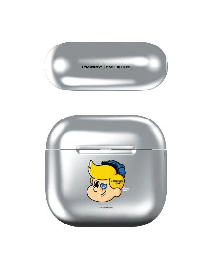 เคสสีเงิน airpods 4 homeboy เจ้าหนูแม็ก