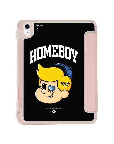 เคสใส ipad gen 10th/11th 2025 สีชมพู homeboy เจ้าหนูแม็ก
