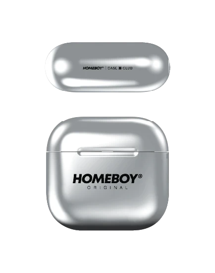 เคสสีเงิน airpods 4 homeboy original