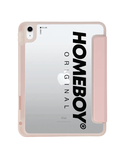 เคสใส ipad gen 10th/11th 2025 สีชมพู homeboy original