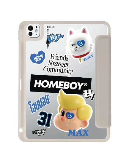 ipad pro 11" (2024) clear grey homeboy sidekick crew