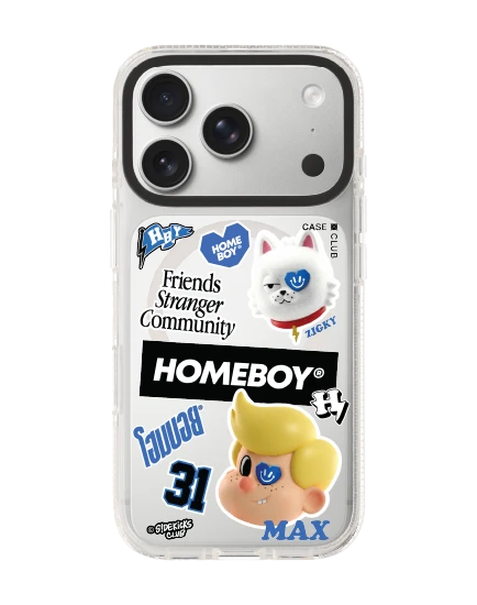 iphone 17 pro clear case magsafe shield homeboy sidekick crew