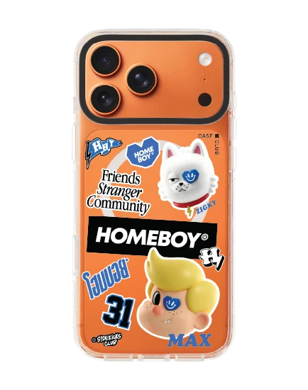 iphone 17 pro max clear case magsafe shield homeboy sidekick crew