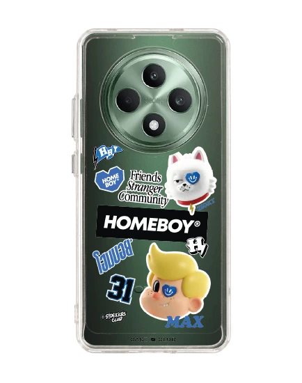 oppo reno 12f clear case homeboy sidekick crew