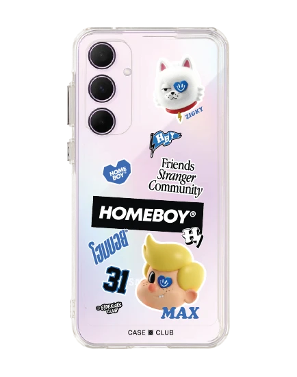 เคสใส samsung a55 homeboy คู่หูแม็กซิกกี้