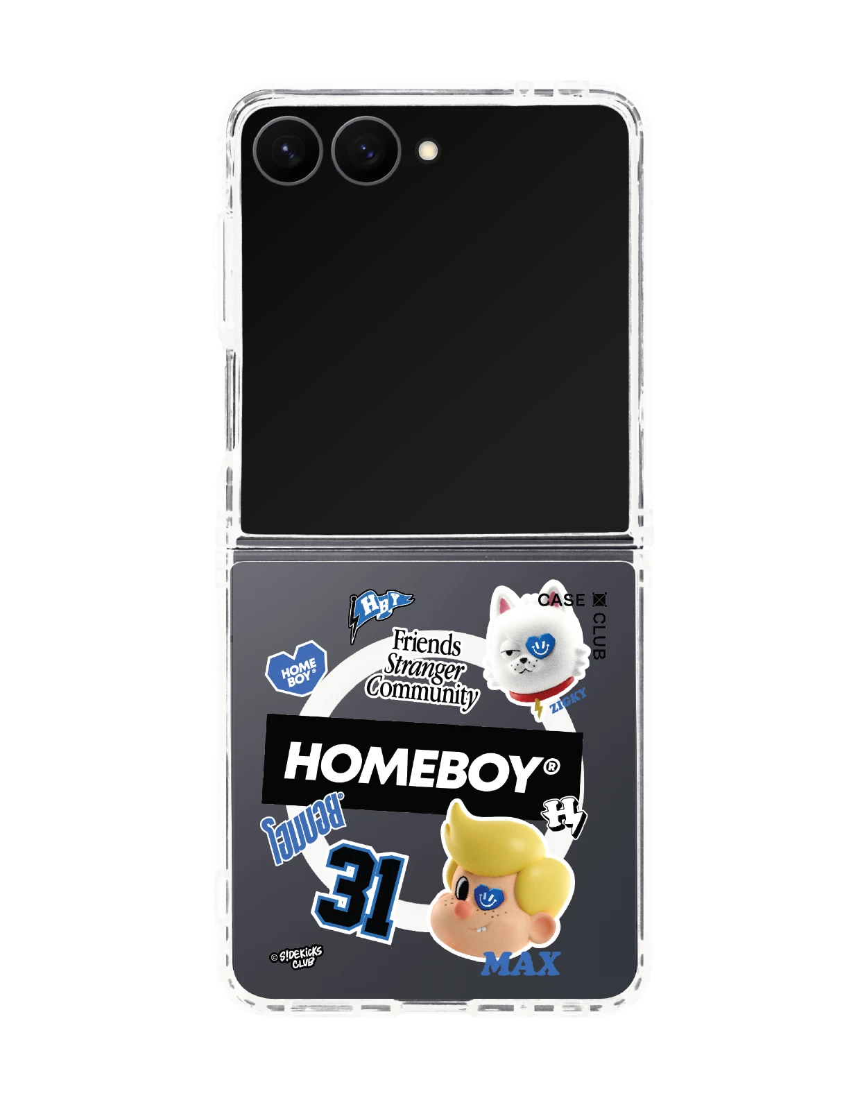 samsung galaxy z flip 8 clear magsafe homeboy sidekick crew