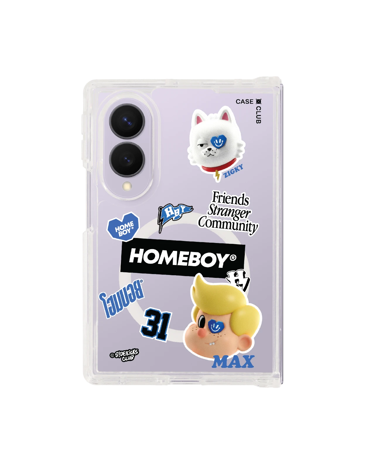เคสใส samsung galaxy z fold 8 magsafe homeboy คู่หูซิกกี้