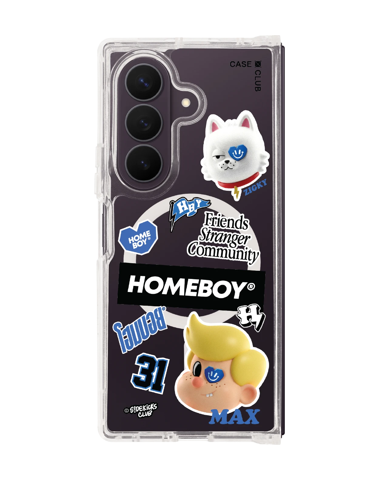 เคสใส samsung galaxy z fold 8 ultra magsafe homeboy คู่หูซิกกี้
