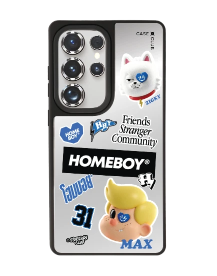 เคสกระจกด้าน samsung s25 ultra magsafe homeboy คู่หูซิกกี้