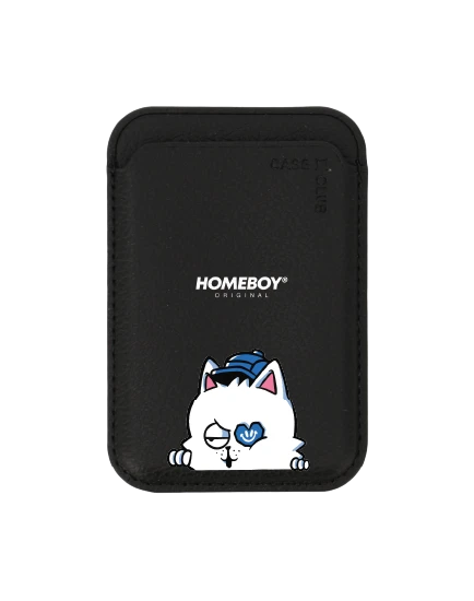 กระเป๋าใส่บัตร magsafe ดำ homeboy เจ้าแมวซิคกี้