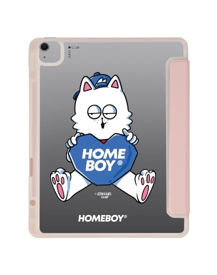 เคสใส ipad air6/7 13" 2025 (m2/m3) สีชมพู homeboy เจ้าแมวซิคกี้