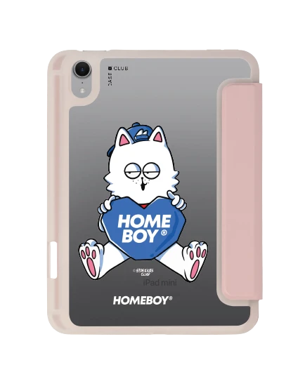 เคสใส ipad mini 7 สีชมพู homeboy เจ้าแมวซิคกี้