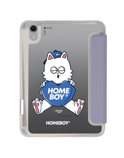 ipad mini 7 clear purple homeboy zigky