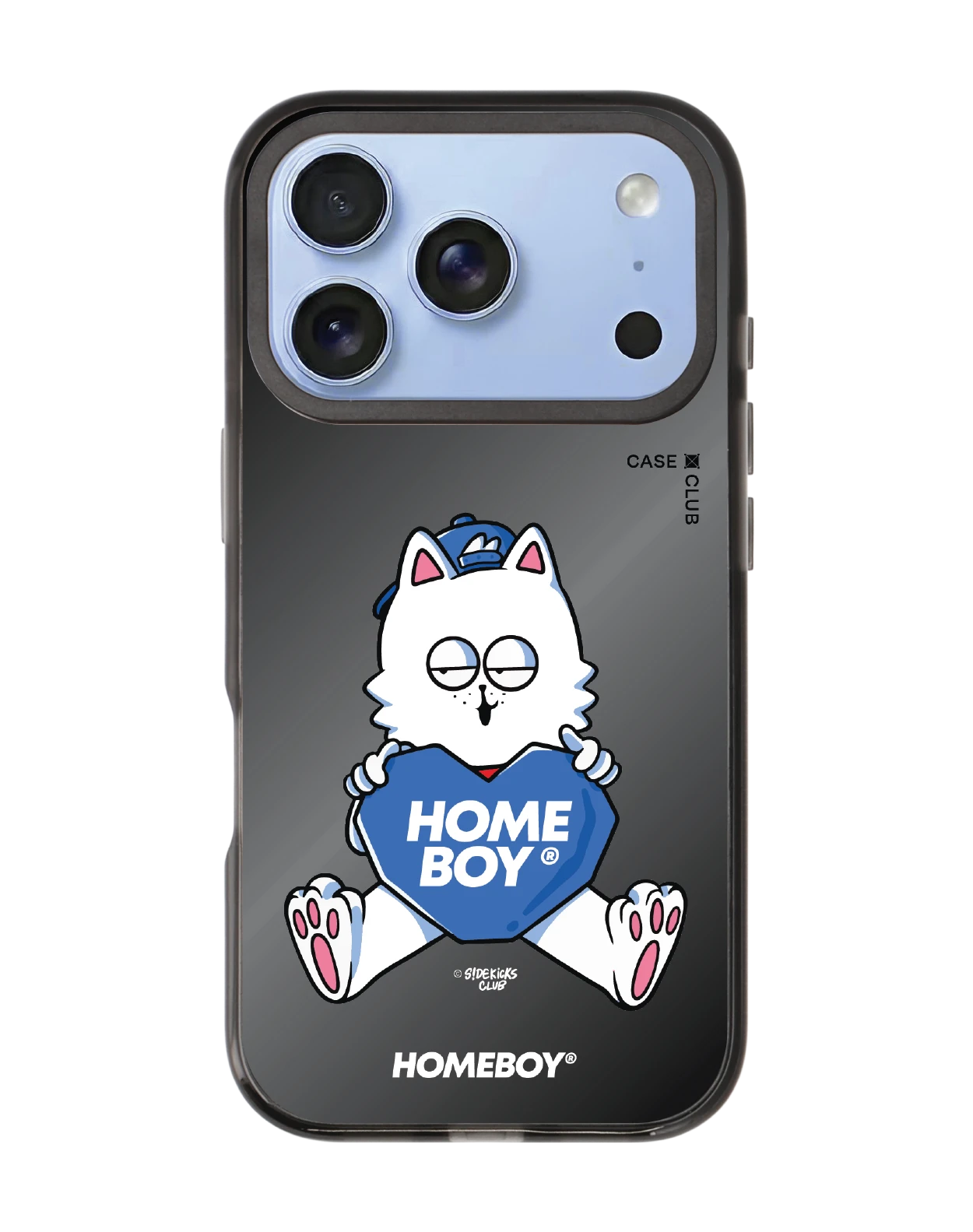 เคสกระจกดำ iphone 18 pro magsafe homeboy เจ้าแมวซิคกี้