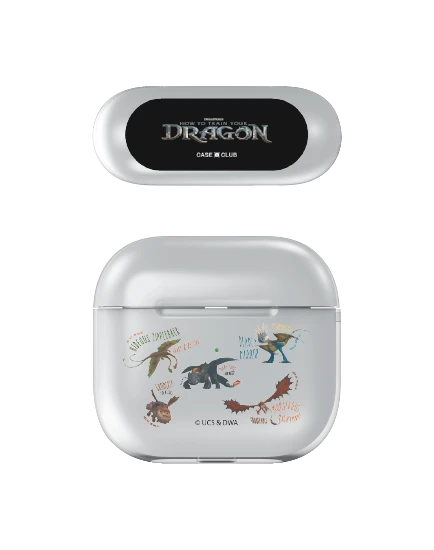 airpods 4 clear case httyd dragon team