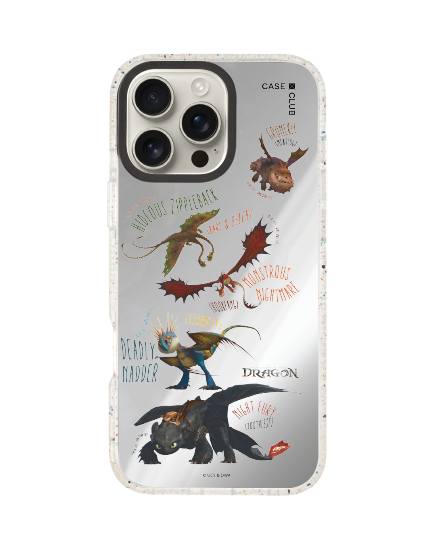 iphone 16 pro max clear mirror magsafe httyd dragon team