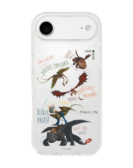 เคสใส iphone 17 air เขี้ยวกุดและผองเพื่อนมังกร
