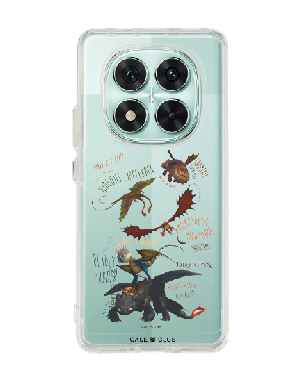 เคสใส redmi note 14 pro httyd dragon team