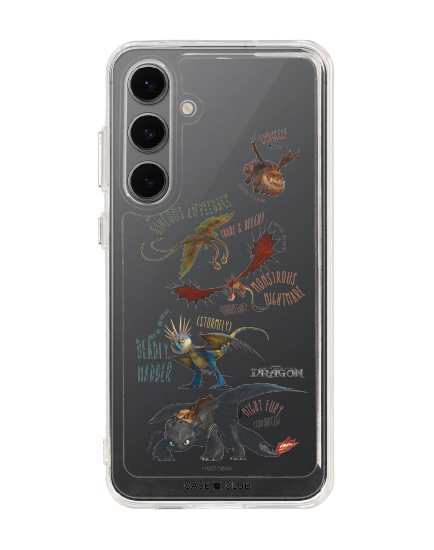 samsung galaxy s24 fe clear case httyd dragon team