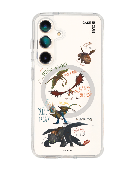 เคสใส samsung galaxy s25 magsafe เขี้ยวกุดและผองเพื่อนมังกร