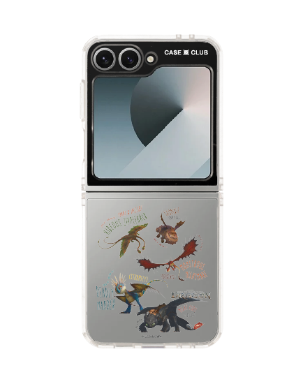 เคสใส samsung galaxy z flip 6 httyd dragon team