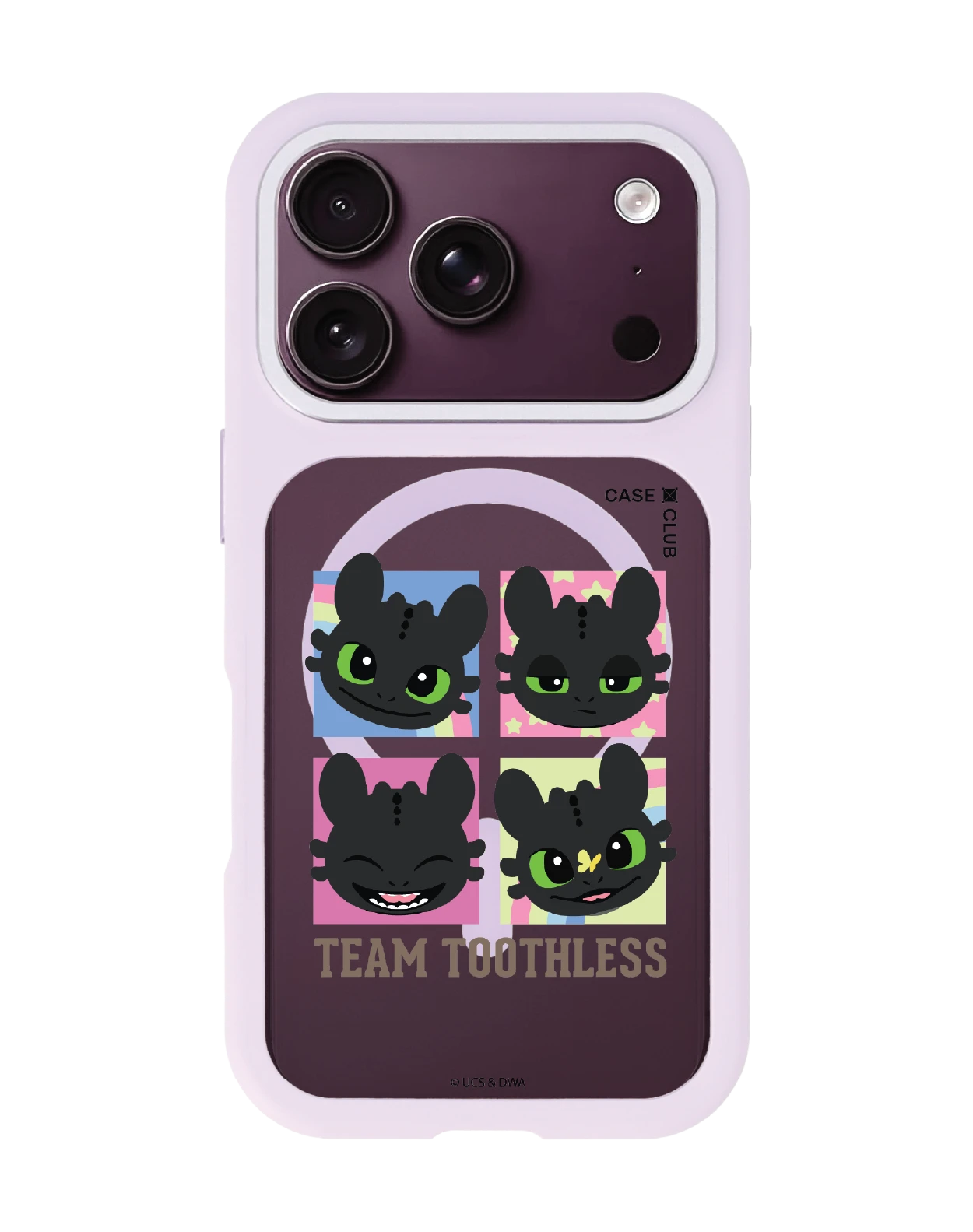 เคสเปลี่ยนฝาหลัง iphone 18 pro magsafe สีม่วง httyd ทีมเขี้ยวกุด