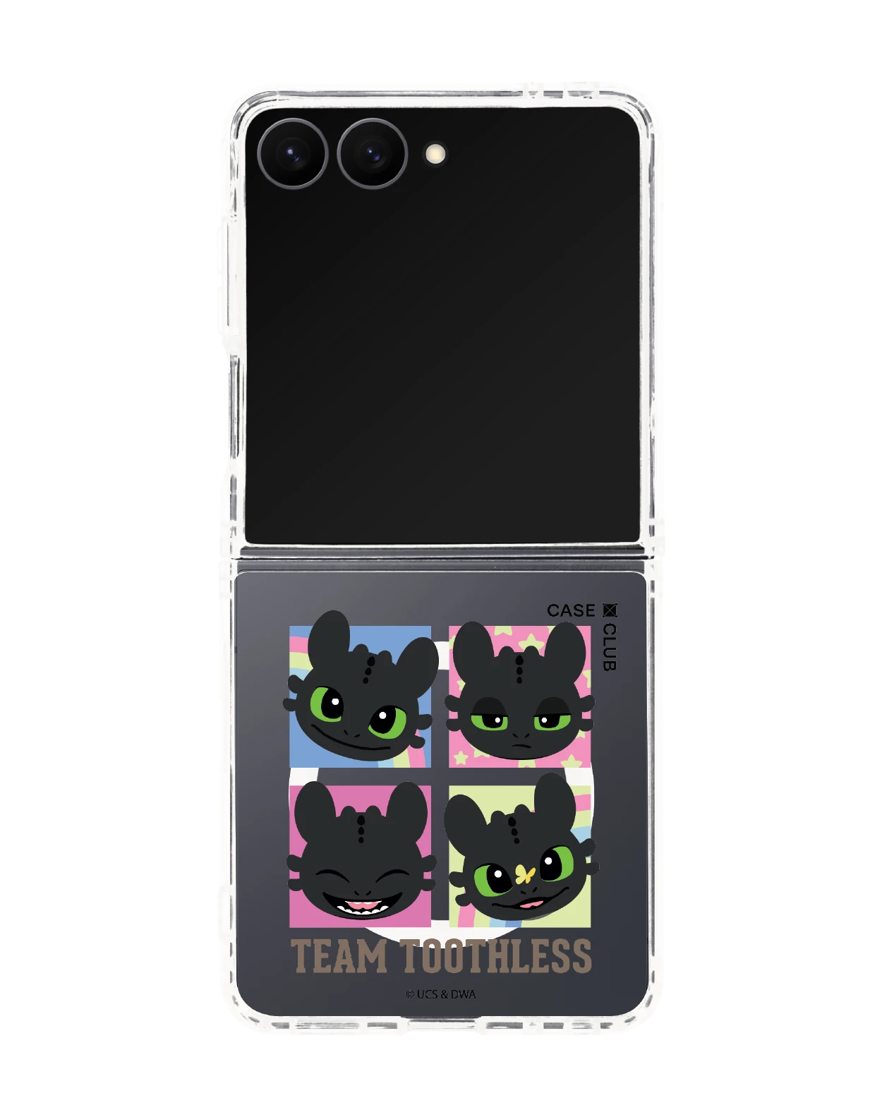 samsung galaxy z flip 8 clear magsafe httyd team toothless